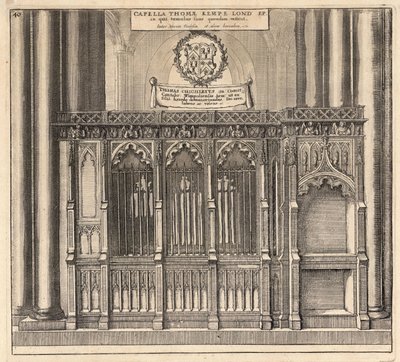 Kempe (monument) by Wenceslaus Hollar